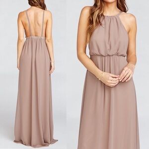 Show Me Your Mumu Amanda Maxi Dress in Dune